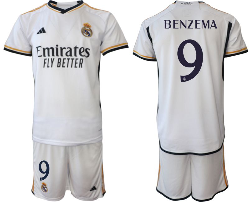 Men 2023-2024 Club Real Madrid home white #9 Soccer Jerseys->customized soccer jersey->Custom Jersey